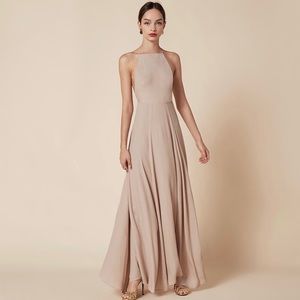 Reformation Frossen Dress in Flesh